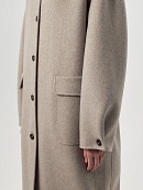 Пальто из премиальной шерсти со стёганым жилетом POMPA арт.1016220p91187