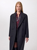 Пальто оверсайз из шерсти с мембраной и утеплённой спинкой POMPA арт.1016542m90095