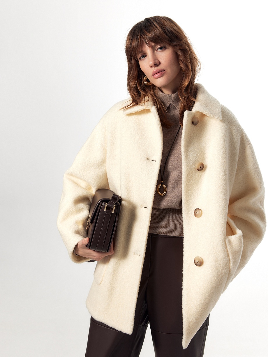 Укороченная экошуба с утеплителем и мембраной