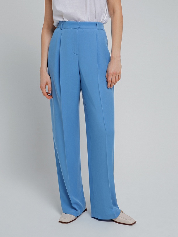 Костюмные брюки из вискозы