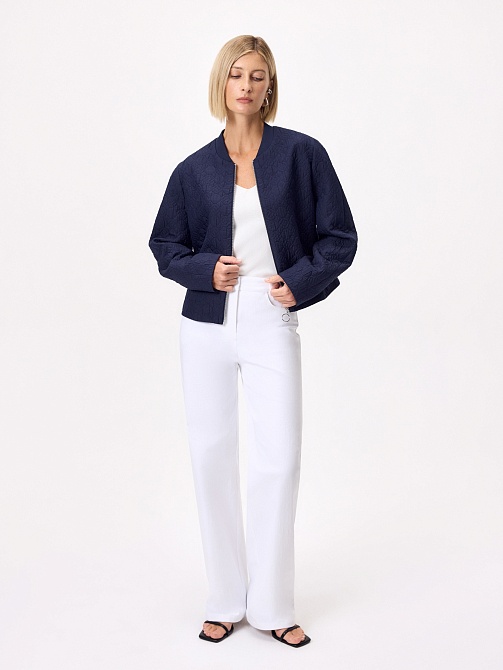 Стеганый жакет на молнии