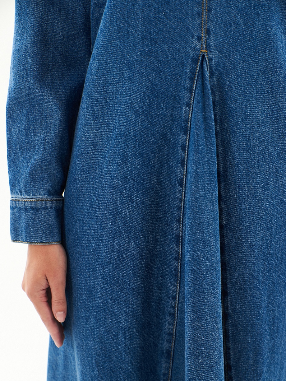 Джинсовое платье из 100% хлопка