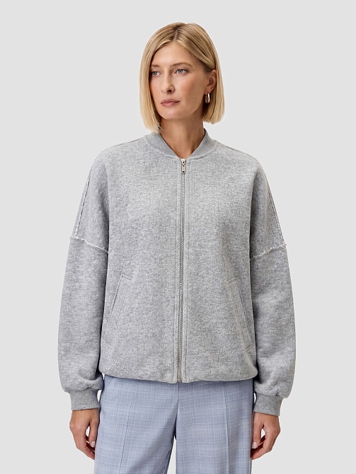 Жакет-бомбер из 100% хлопка