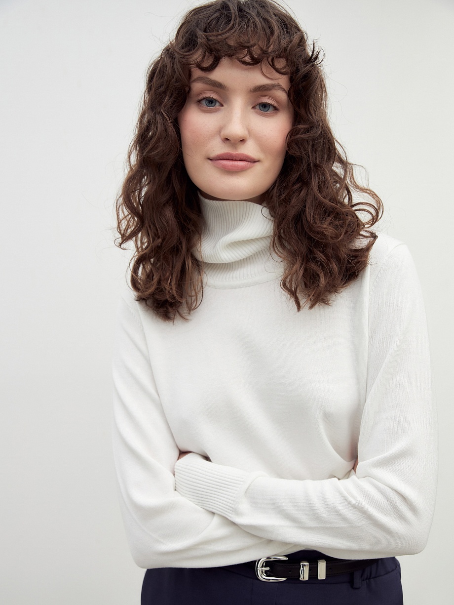 Водолазка из вискозы и хлопка