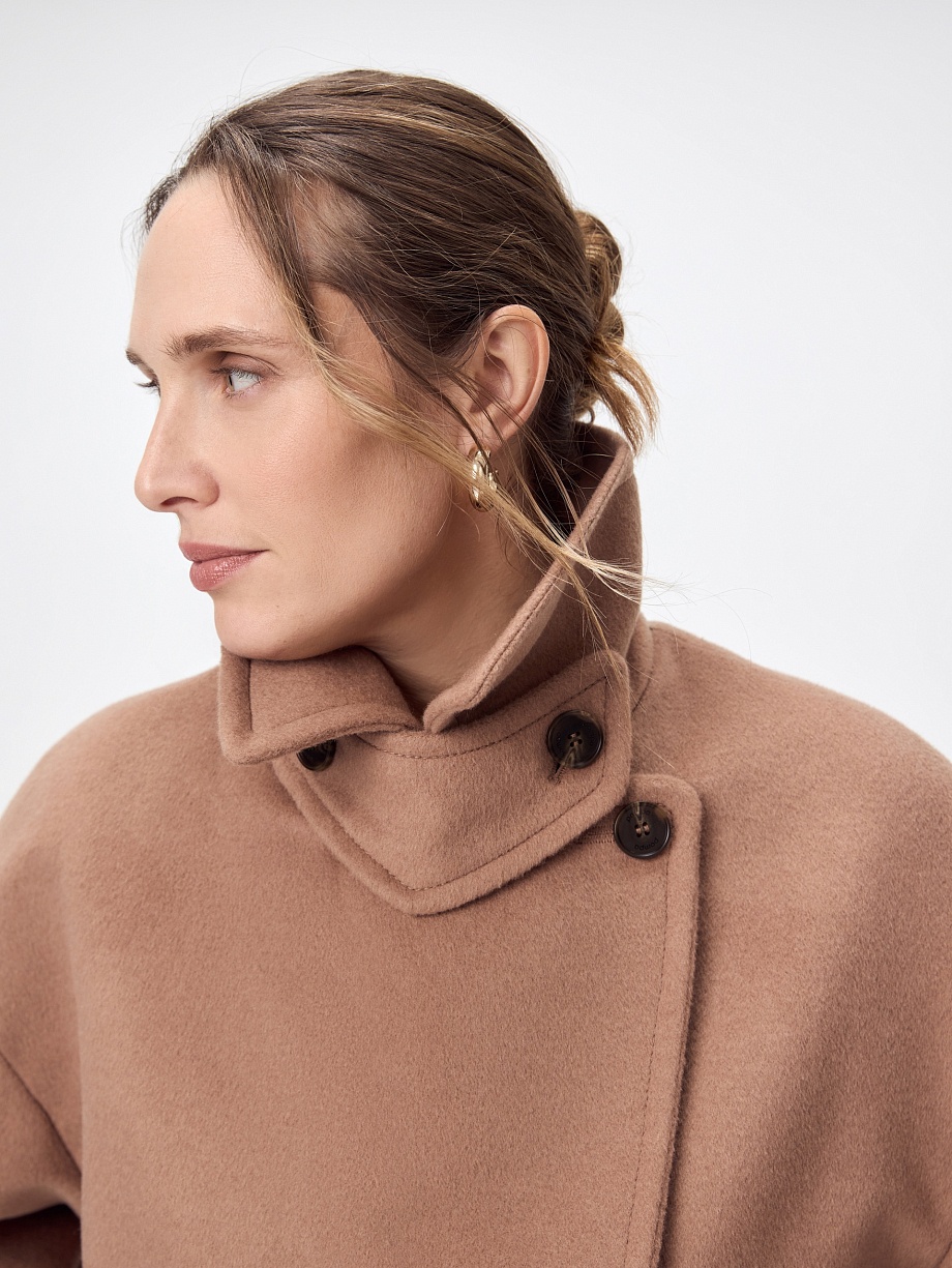 Укороченное пальто бушлат с мембраной