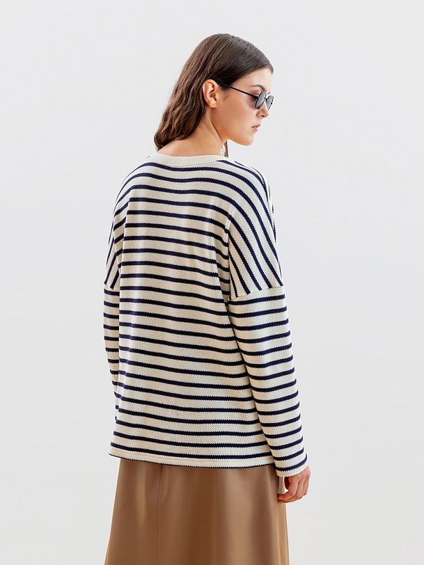 Джемпер женский в полоску