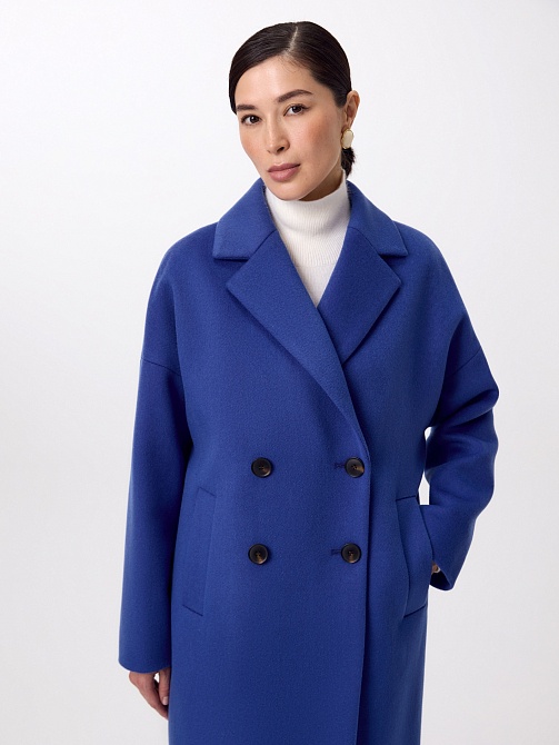 Шерстяное пальто с мембраной