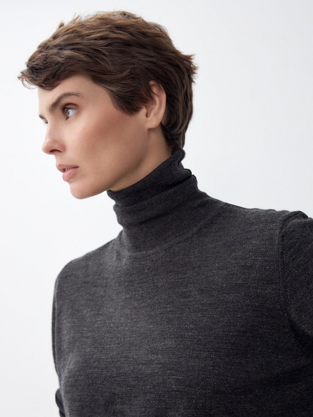 Водолазка с шерстью мериноса