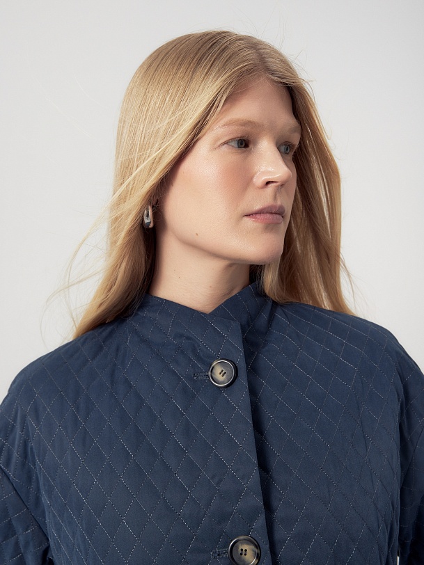 Пальто-тренч из плащевой ткани с мембраной