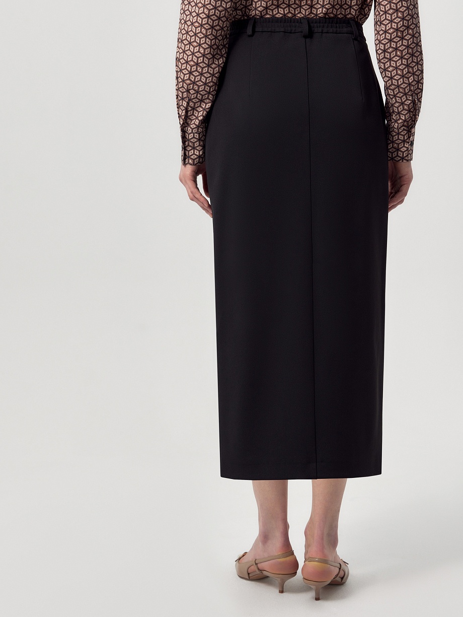Юбка из костюмной ткани