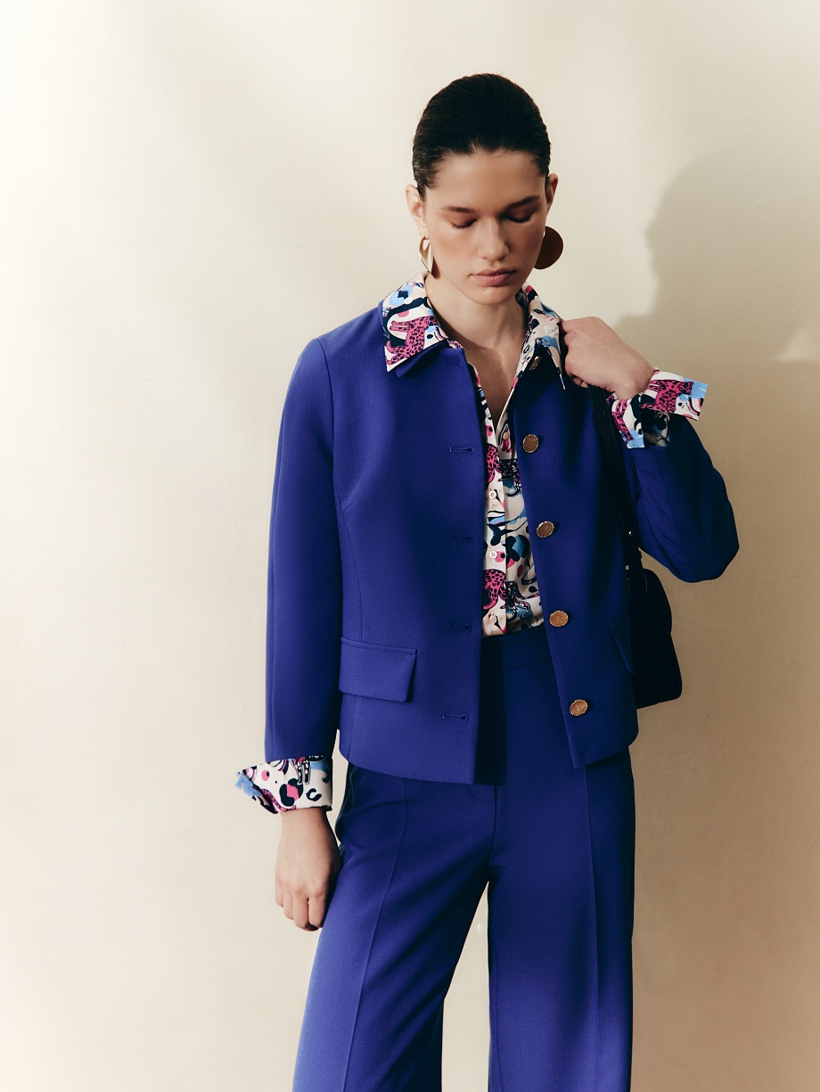 Укороченный жакет в стиле 60-х