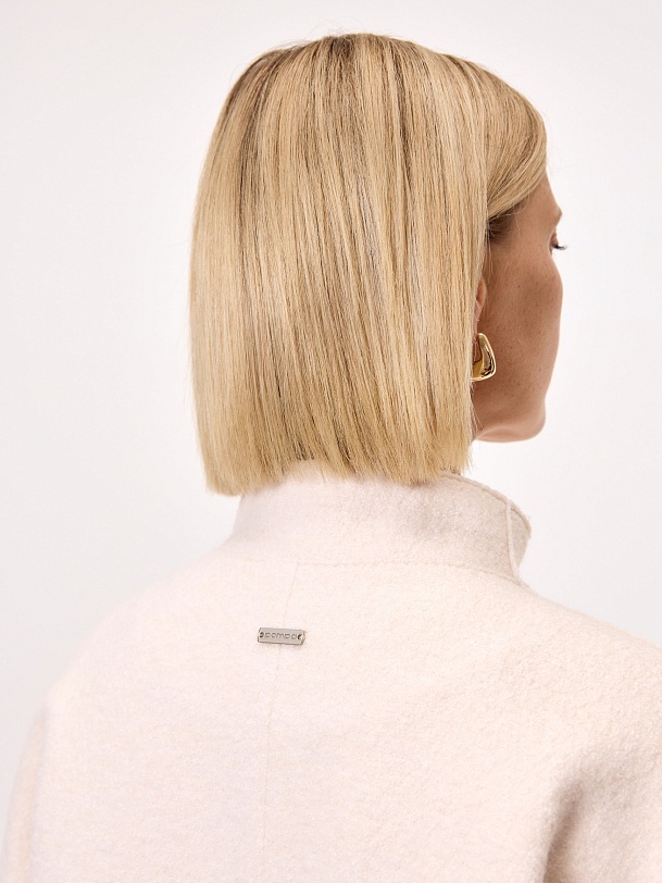 Полупальто из вареной шерсти с мембраной