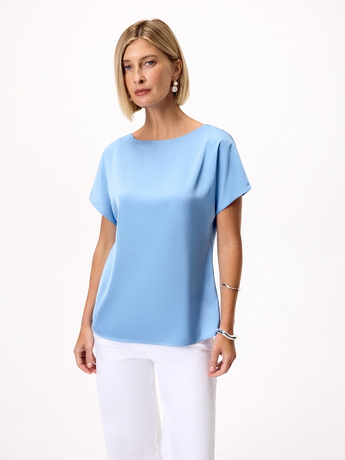 Блуза из атласа