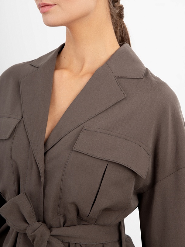 Жакет женский с поясом