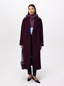 Пальто из шерсти с мембраной, утеплённой спинкой и съёмным капюшоном POMPA арт.1015644p90812