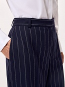 Брюки из костюмной ткани с полосками люрекса POMPA арт.3111150se0190
