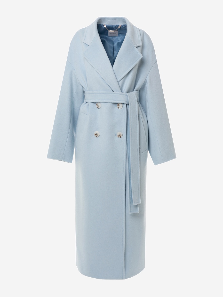 Демисезонное пальто из шерсти с мембраной