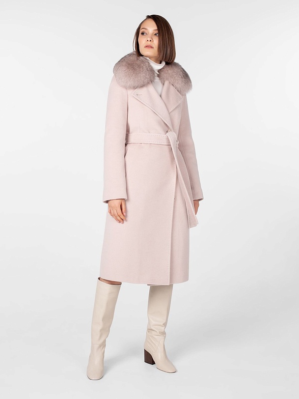 Зимнее шерстяное пальто из шерсти с утеплителем и мембраной