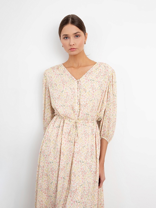 Женственное платье из шифона