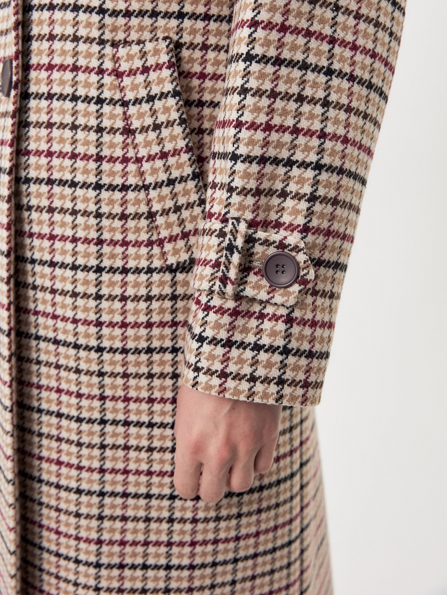 Шерстяное пальто с мембраной