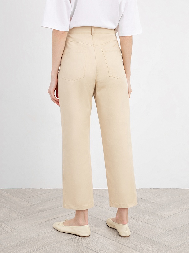 Брюки женские прямые укороченные