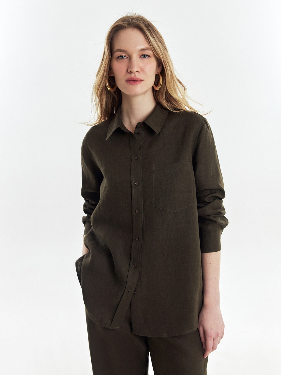 Рубашка из 100% льна