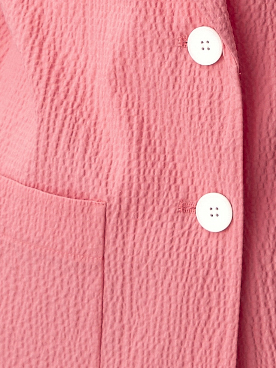 Летний жакет из фактурного хлопка