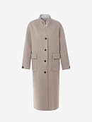 Пальто из премиальной шерсти со стёганым жилетом POMPA арт.1016220p91187