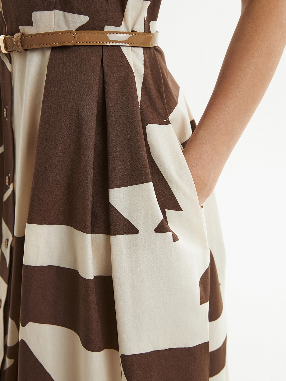 Платье-рубашка из 100% хлопка