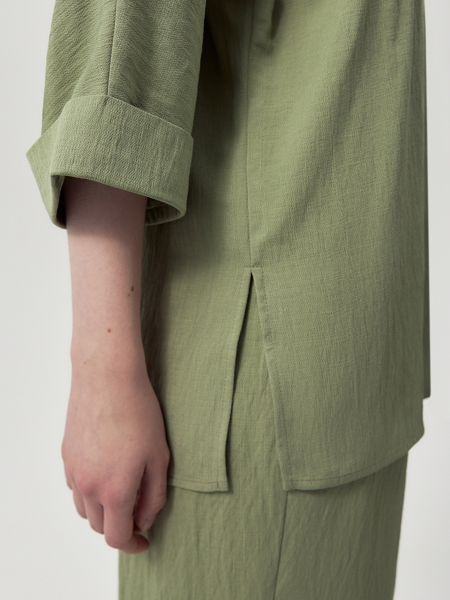 Свободная блуза из вискозной ткани