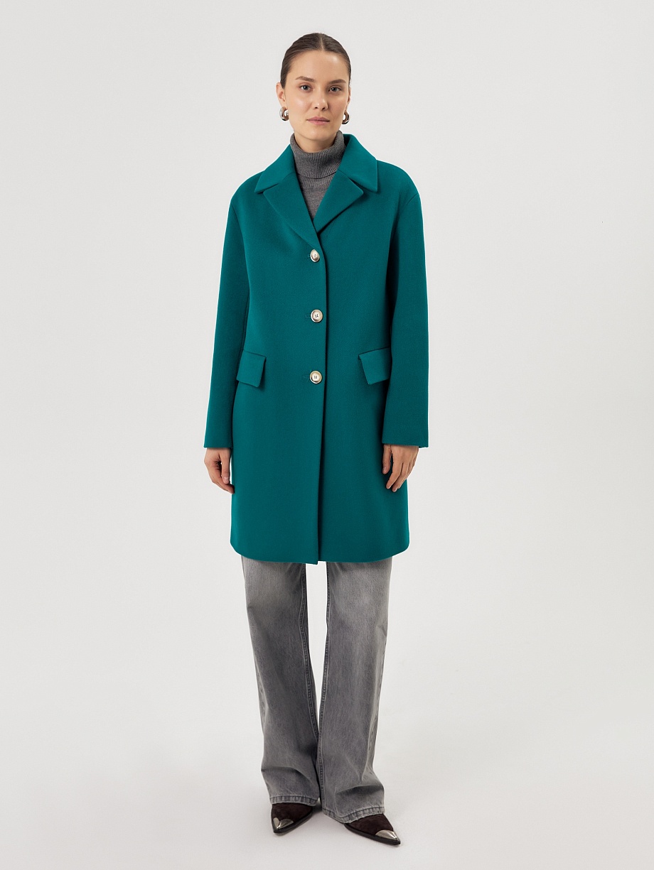 Шерстяное пальто с мембраной