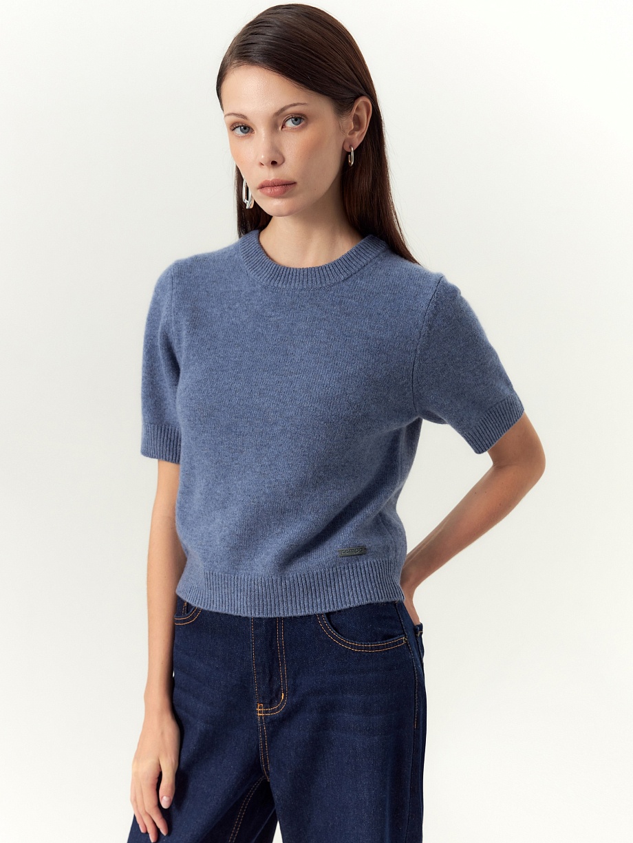 Джемпер из шерсти мериноса и кашемира