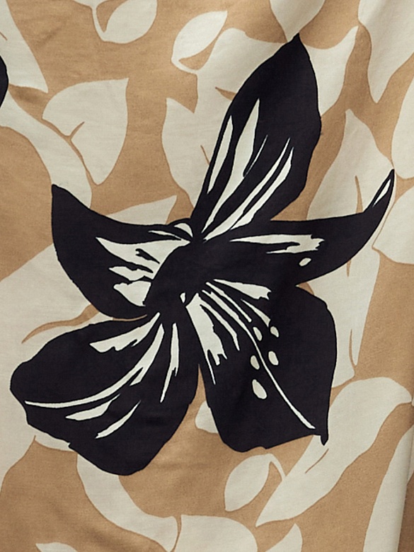 Летняя юбка из вискозы с цветочным принтом POMPA арт.3121970ma0590