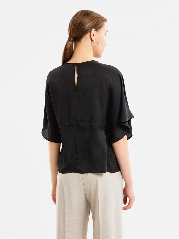 Свободная блуза из 100% вискозы