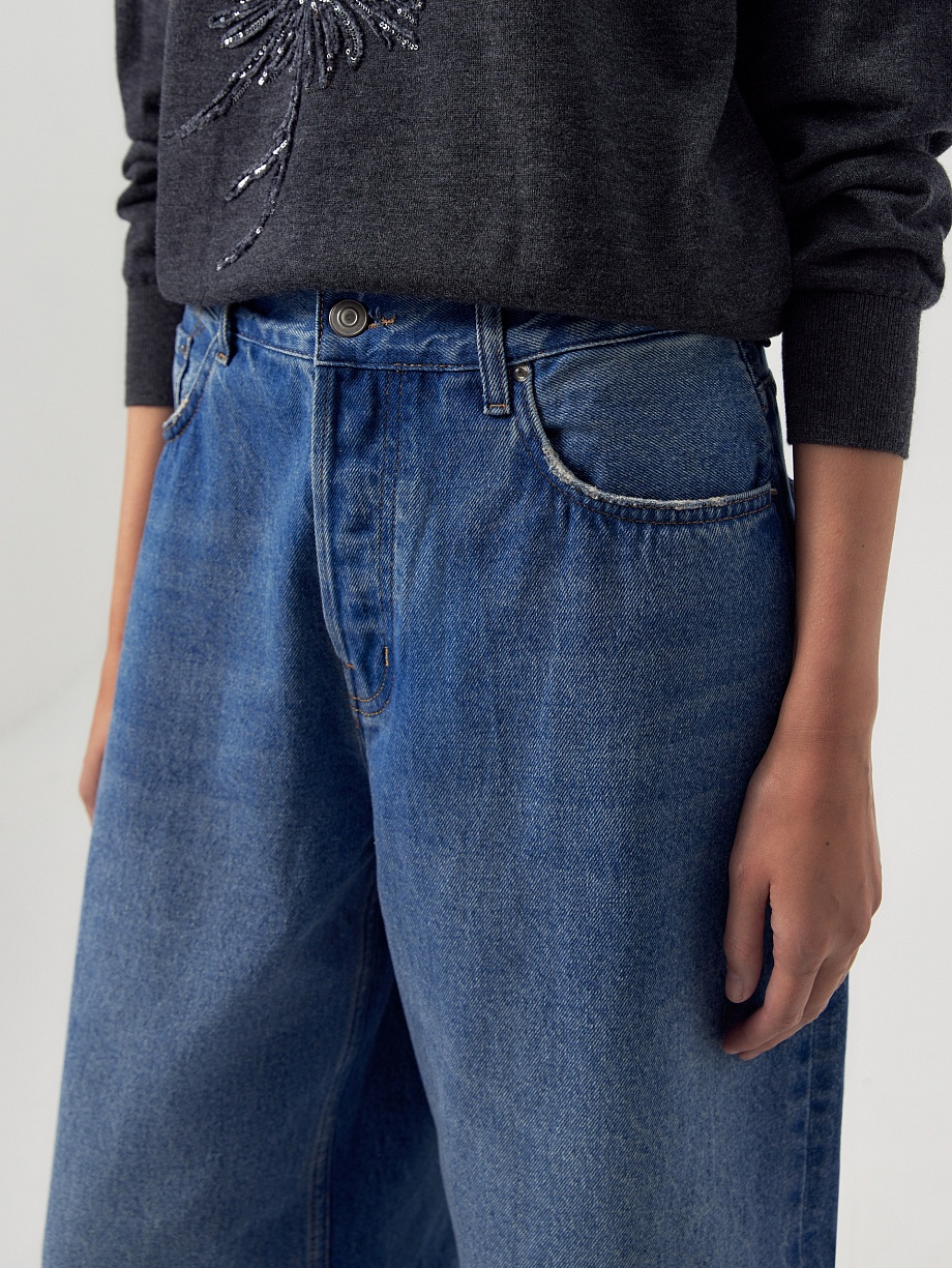 Джинсы из 100% хлопка