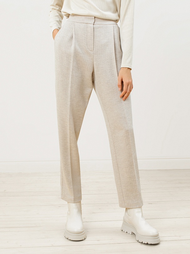 Прямые брюки со стрелками