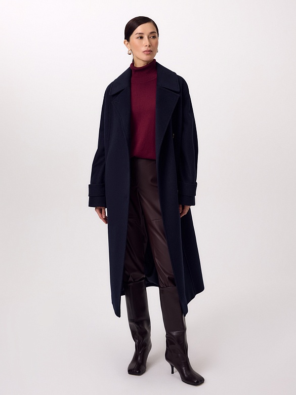 Пальто из шерсти с мембраной и утеплённой спинкой POMPA арт.1015922p90068