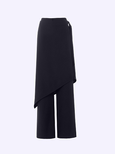 Брюки со съемной баской POMPA