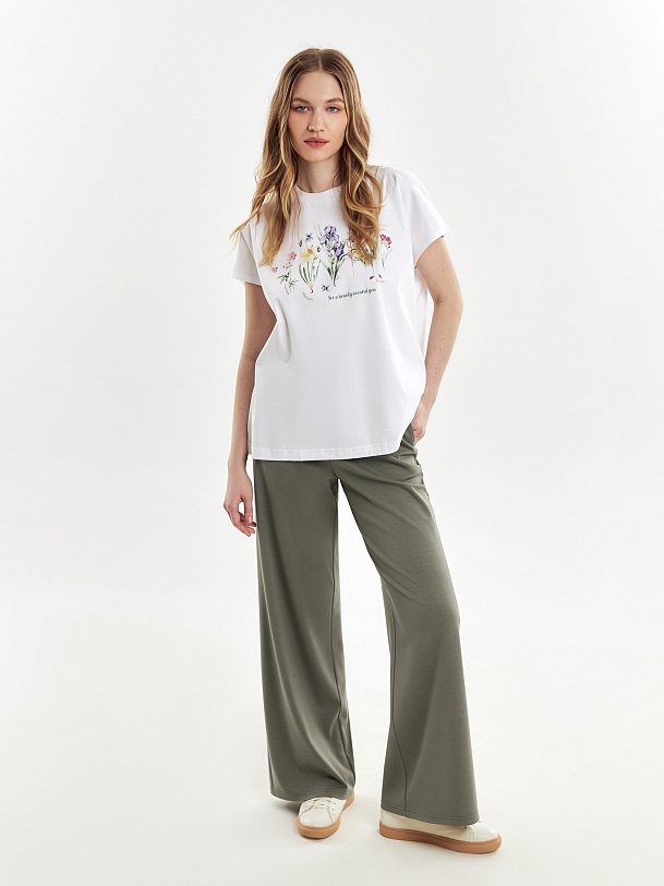 Футболка из мерсеризированного хлопка