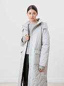 Стеганое зимнее пальто с мембраной и капюшоном POMPA арт.1013930i60891