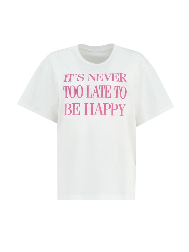 Футболка оверсайз из премиального мерсеризированного хлопка