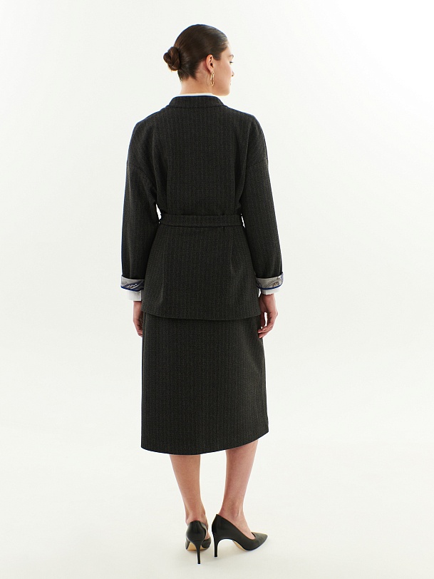 Двусторонний трикотажный жакет