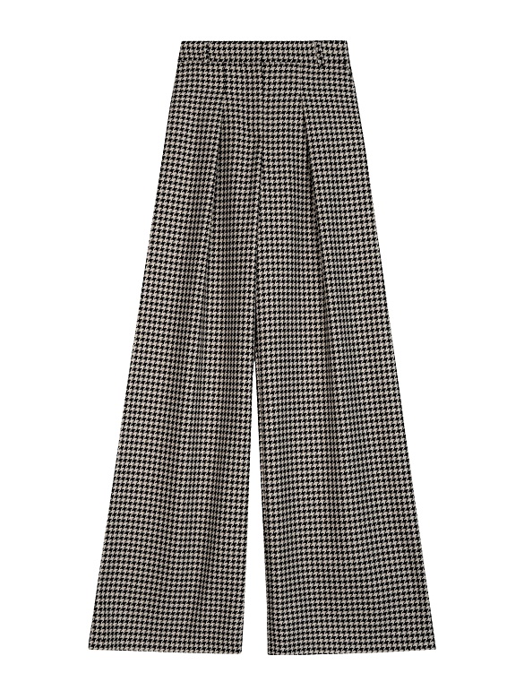 Прямые широкие брюки из костюмной ткани POMPA арт.1119840lm0290