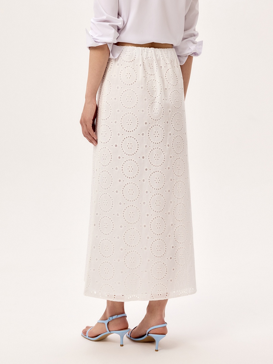 Летняя юбка макси из 100% хлопка