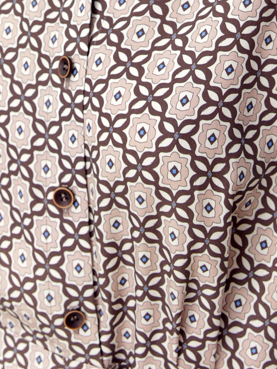 Платье из 100% тенселя с имитацией запаха