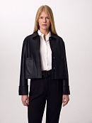 Укороченный жакет из экокожи POMPA арт.3101390pd1299