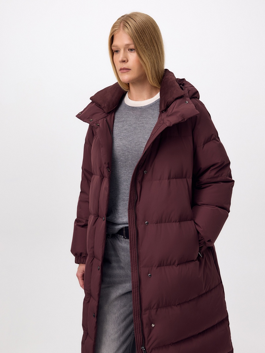 Пуховик с мембраной и утеплителем 90% пух и 10% перо