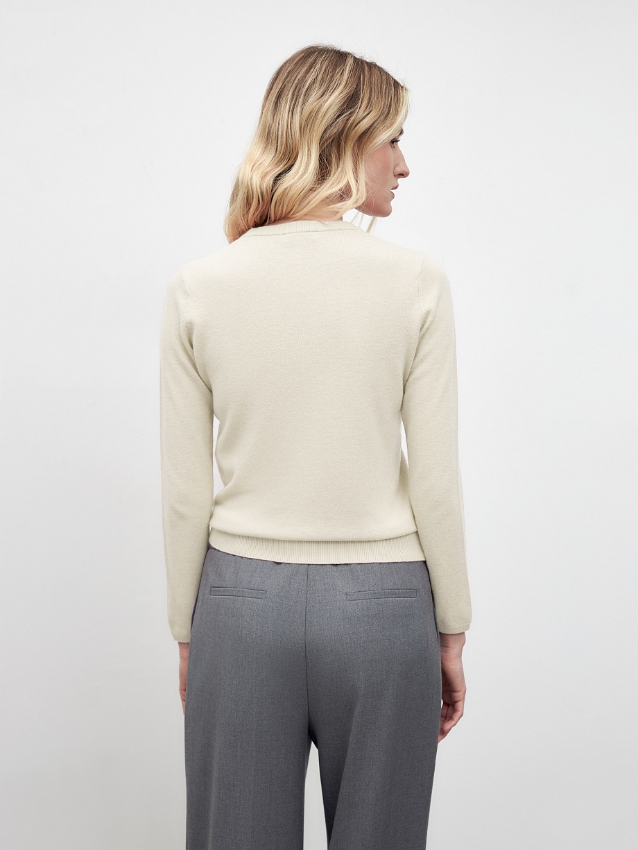 Джемпер из шерсти мериноса и кашемира