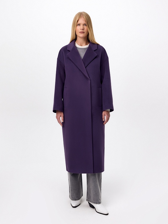 Пальто из шерсти с мембраной и утеплённой спинкой POMPA арт.1016084p90072