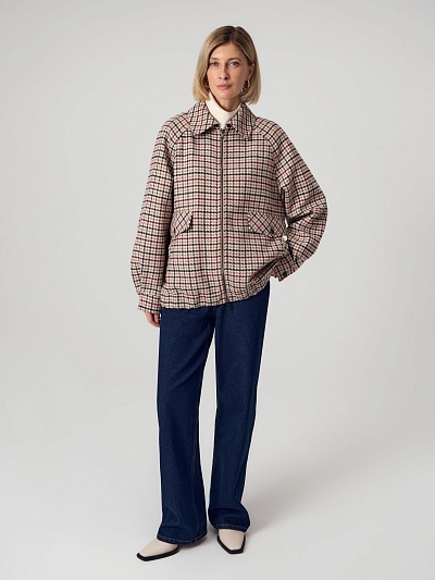 Куртка бомбер из шерсти с мембраной POMPA